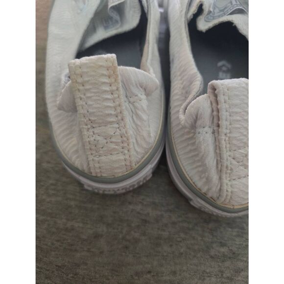 Women's Converse Chuck Taylor All Stars White Gray Textured Scrunch Back Size 6 - Picture 10 of 10